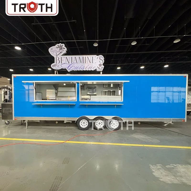 Remorque Food Truck avec toilettes entièrement équipée