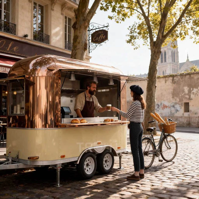 Multifunctional Mobile Coffee Food Trailer